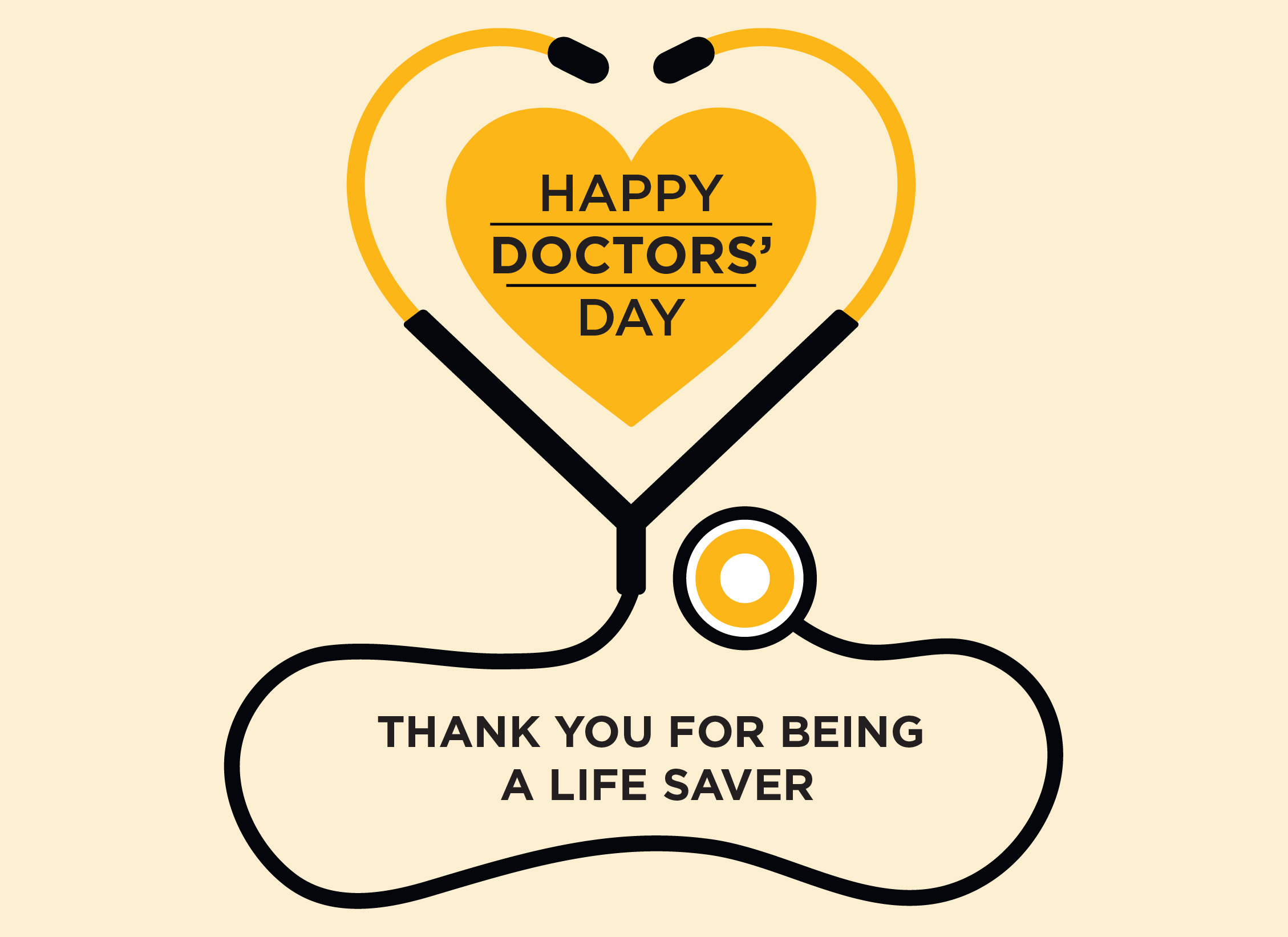 Premium Vector | National doctor day in july logo
